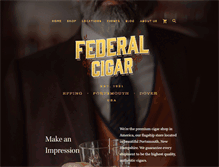 Tablet Screenshot of federalcigar.com